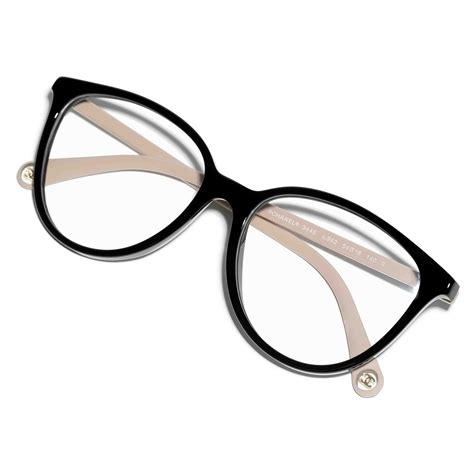 chanel ch3373 - black - c942 - 52|CHANEL 3446 Butterfly Glasses .